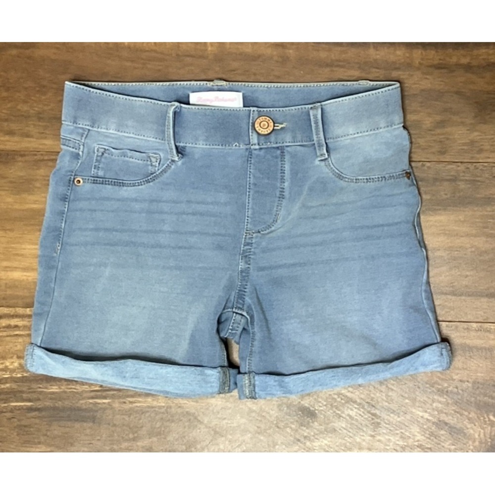 Tommy Bahama Jegging Shorts Girl's 10 Light Blue Stretchy Comfy Soft